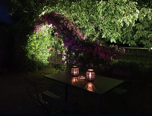 grange de nane terrasse de nuit